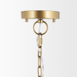 Thad Natural 4-Light Woven Rattan Foyer Chandelier