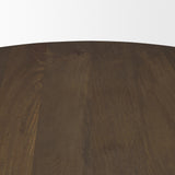 Jovani Dark Brown 48" Round Pedestal Dining Table