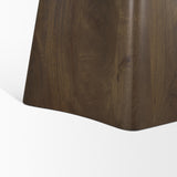 Jovani Dark Brown 48" Round Pedestal Dining Table