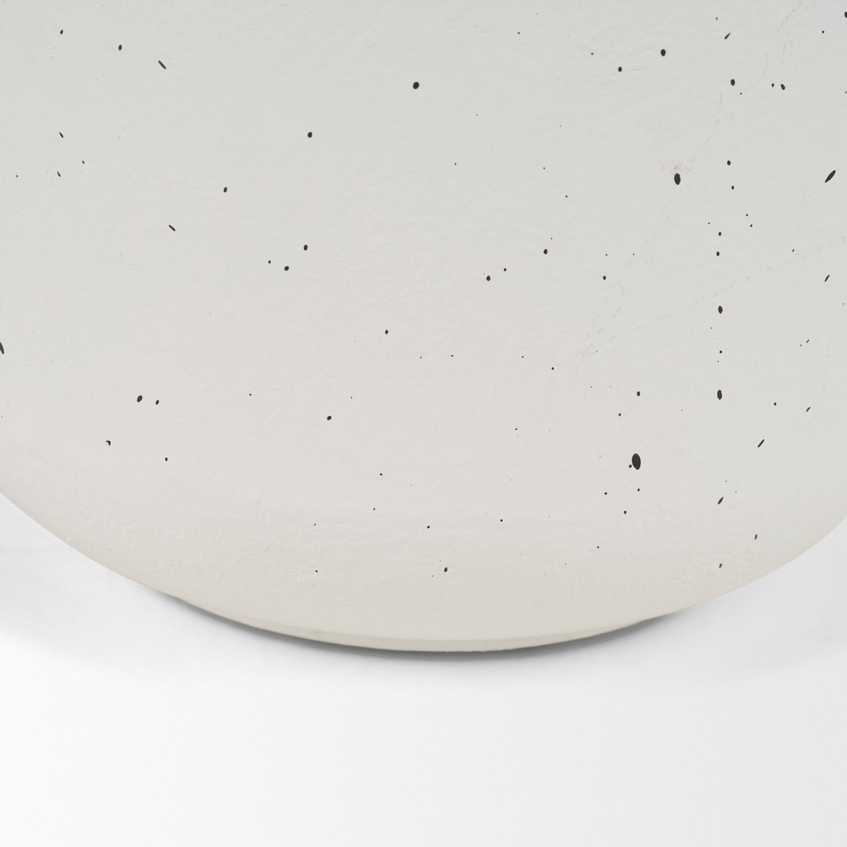 Treva White/Black Tall Metal Vase