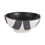 Lindcove Black/White Contemporary Deep Bowl