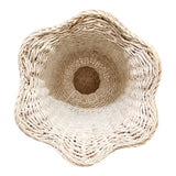 Burlington White Rattan Urn Vases (Set of 2)