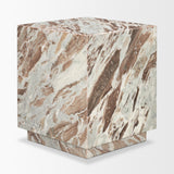 Matteo Pink Solid Marble Square Side Table