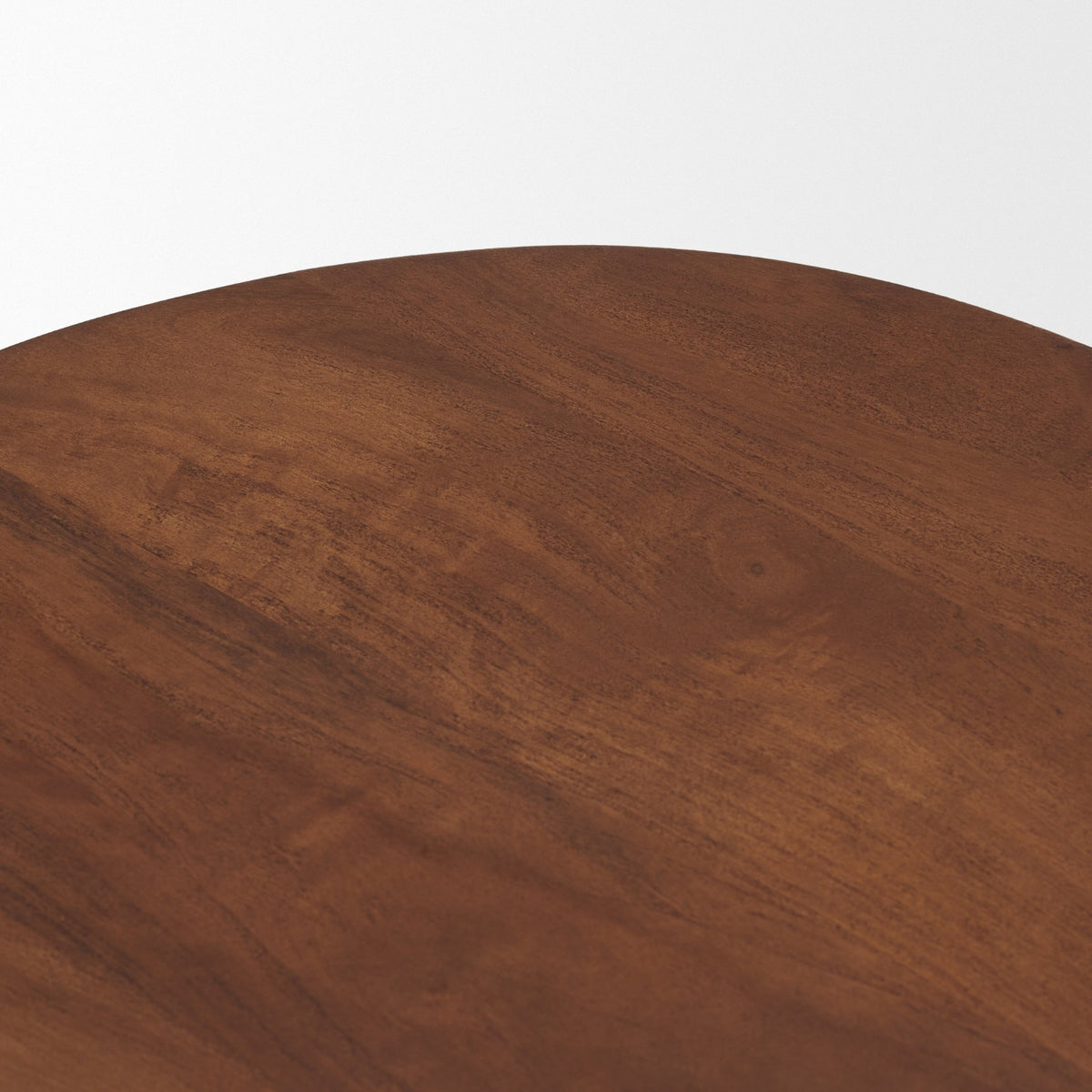 Cove Medium Brown Sculptural Open Side Table