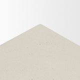Bunda Ivory Square Sculptural Stone Finish Accent Table