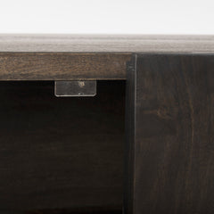 Darwin Dark Brown Wood 2 Door Accent Cabinet