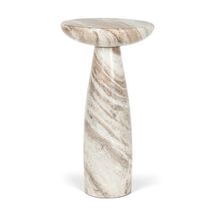 Bellancia Pink Rosa Marble Pedestal Side Table