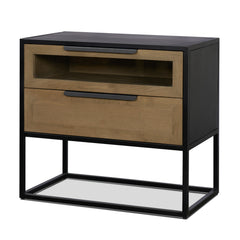 Sloan Light Brown/Black Side Table