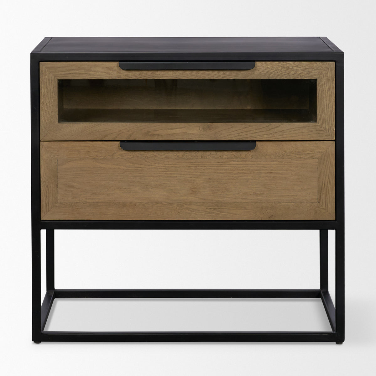 Sloan Light Brown/Black Side Table