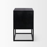 Sloan Light Brown/Black Side Table