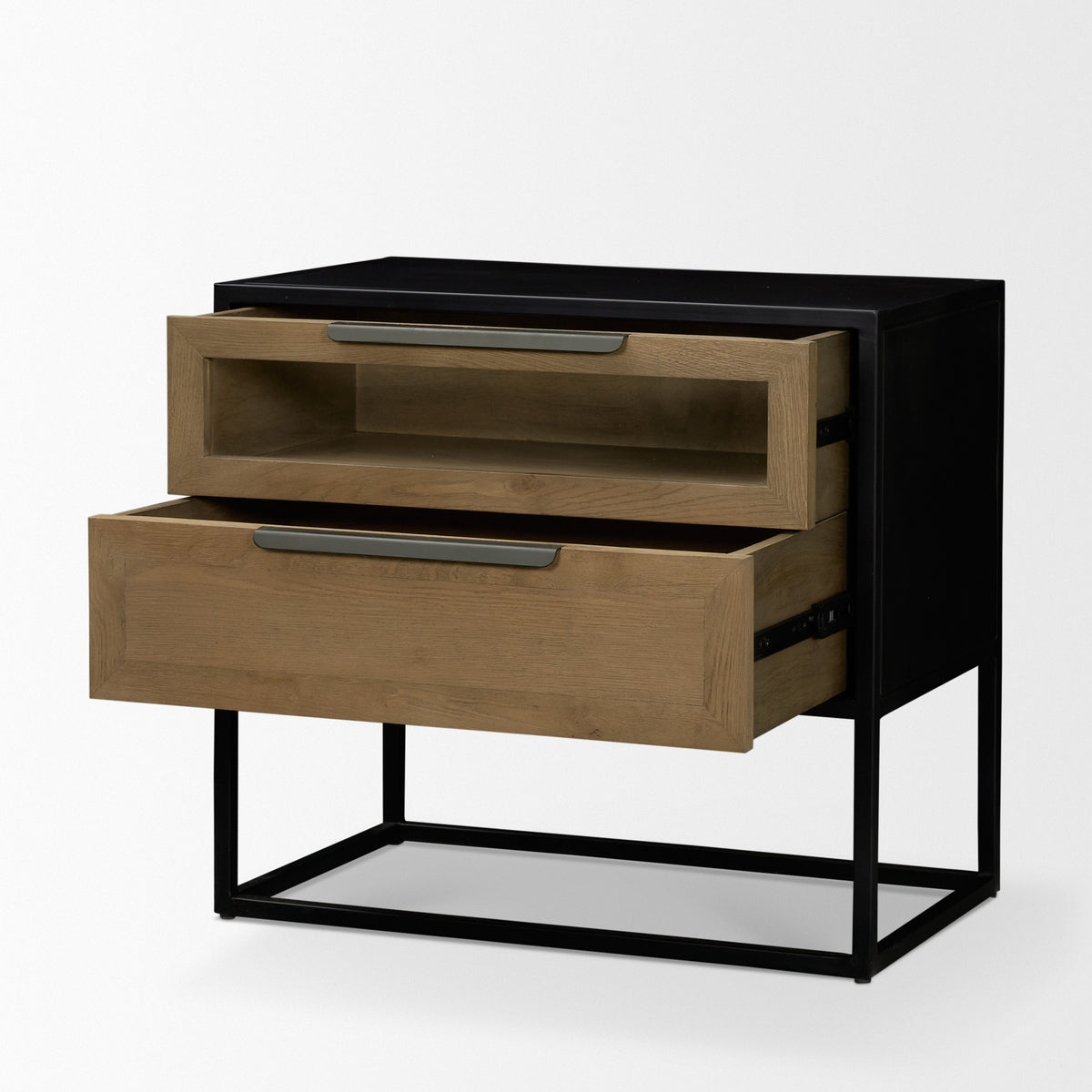 Sloan Light Brown/Black Side Table