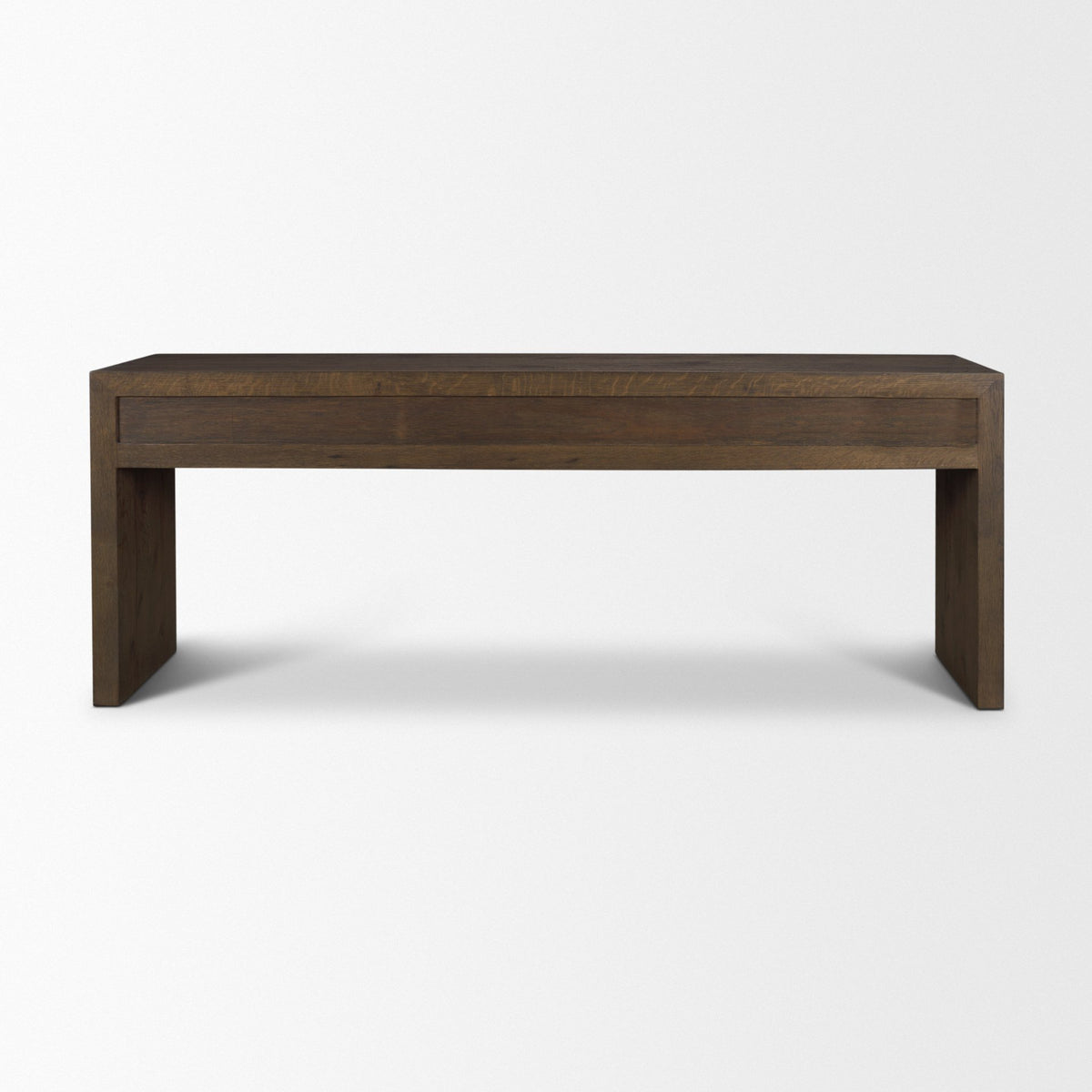 Belford Dark Brown 72" Oak Wood Console Table