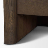 Belford Dark Brown 6-Drawer Oak Wood Dresser