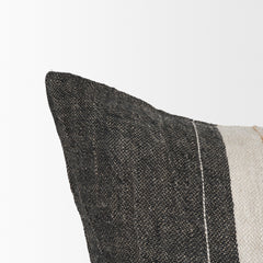 Cooper Black/Cream 20x20 Square Decorative Pillow Cover