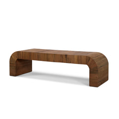 Denton Medium Brown Relcaimed Wood Bench