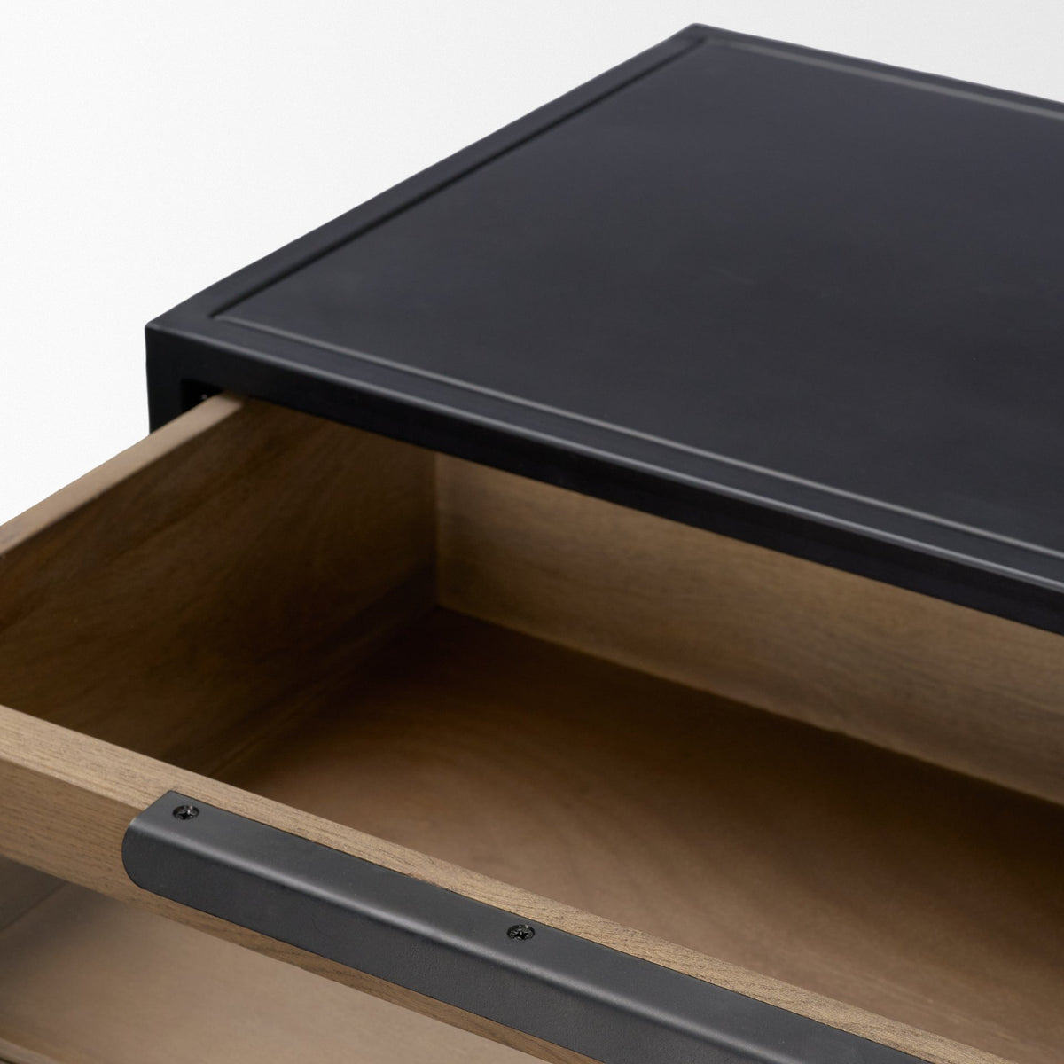 Sloan Light Brown/Black Side Table