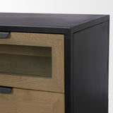Sloan Light Brown/Black Side Table