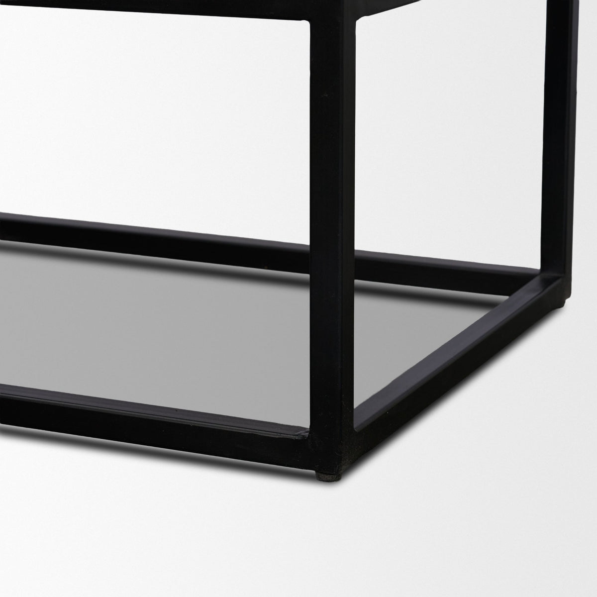 Sloan Light Brown/Black Side Table