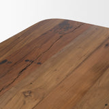 Dunmore Brown Solid Wood Rectangular Open Shelf Coffee Table