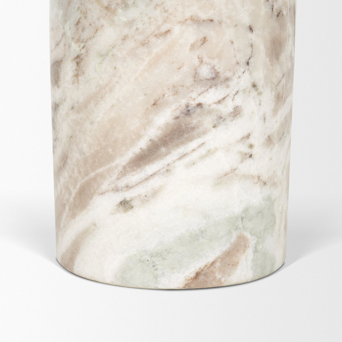 Bellancia Pink Rosa Marble Pedestal Side Table