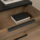 Sloan Light Brown/Black Side Table