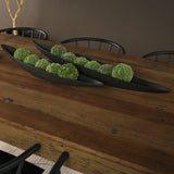 Piero Matte Black Large Metal Decorative Bowl