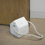 Raena White Marble House Door Stopper