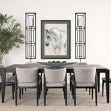 Noah Black/White Metal Rectangular Wall Sconce