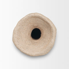 Runa Taupe Small Ceramic Rustic Decorative Bottle