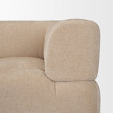 Warner Quilt Beige 2-Piece Sofa Set
