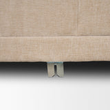 Warner Quilt Beige 2-Piece Sofa Set