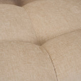 Warner Quilt Beige 2-Piece Sofa Set
