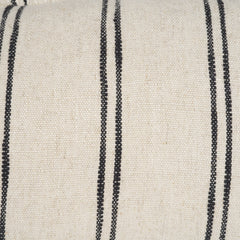 Liv Cream/Black 13x21 Pillow Cover with Down Filler
