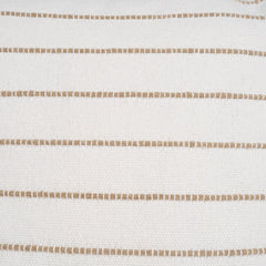 Willow Cream/Camel 20x20 Square Pillow Cover with Down Filler