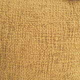 Kambal Mustard 20x20 Cotton Pillow Cover with Down Filler