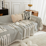 Waffle Lattice Fabric Sofa Cover, Multi-purpose Soft Sofa Throw, Couch Cover Blanket Throws for Couches