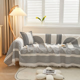 Couch Cover for Most Shape Sofas, Waffle Lattice Sofa Cover Throw, Washable Furniture Covers for Pets