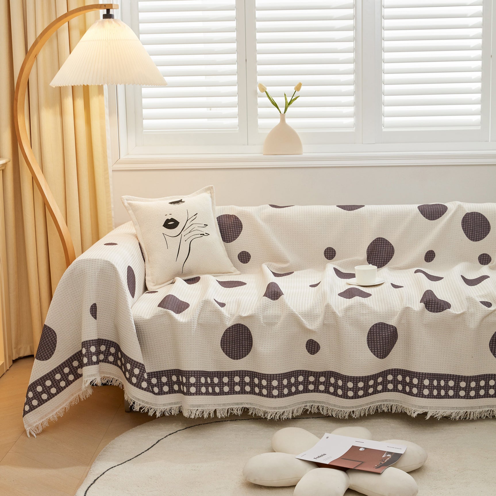 High-Quality Fabric Non-Slip Sofa Cover Throw, Throw Blankets for Couch, Furniture Covers for Pets