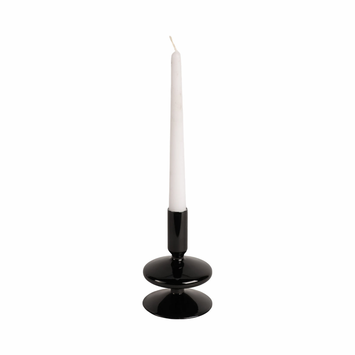 Ellenland Black Small Candle Holder