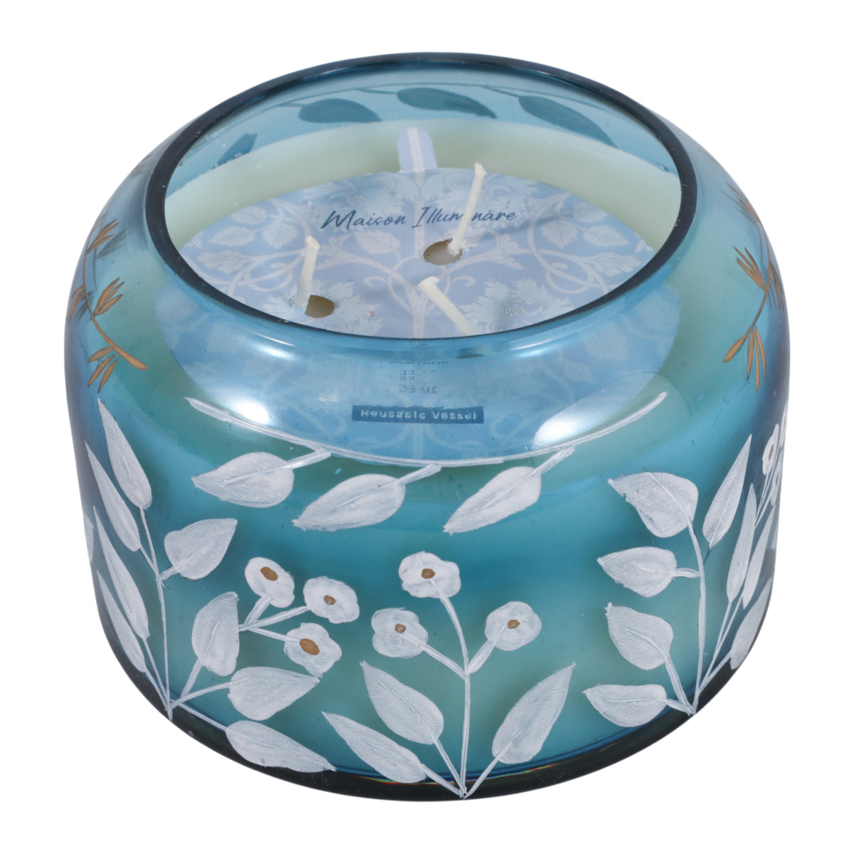 Flynnshaw Blue/Ivory 33 Oz Jasmine Candle