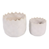 Fultonpark Ivory/White Planters (Set of 2)