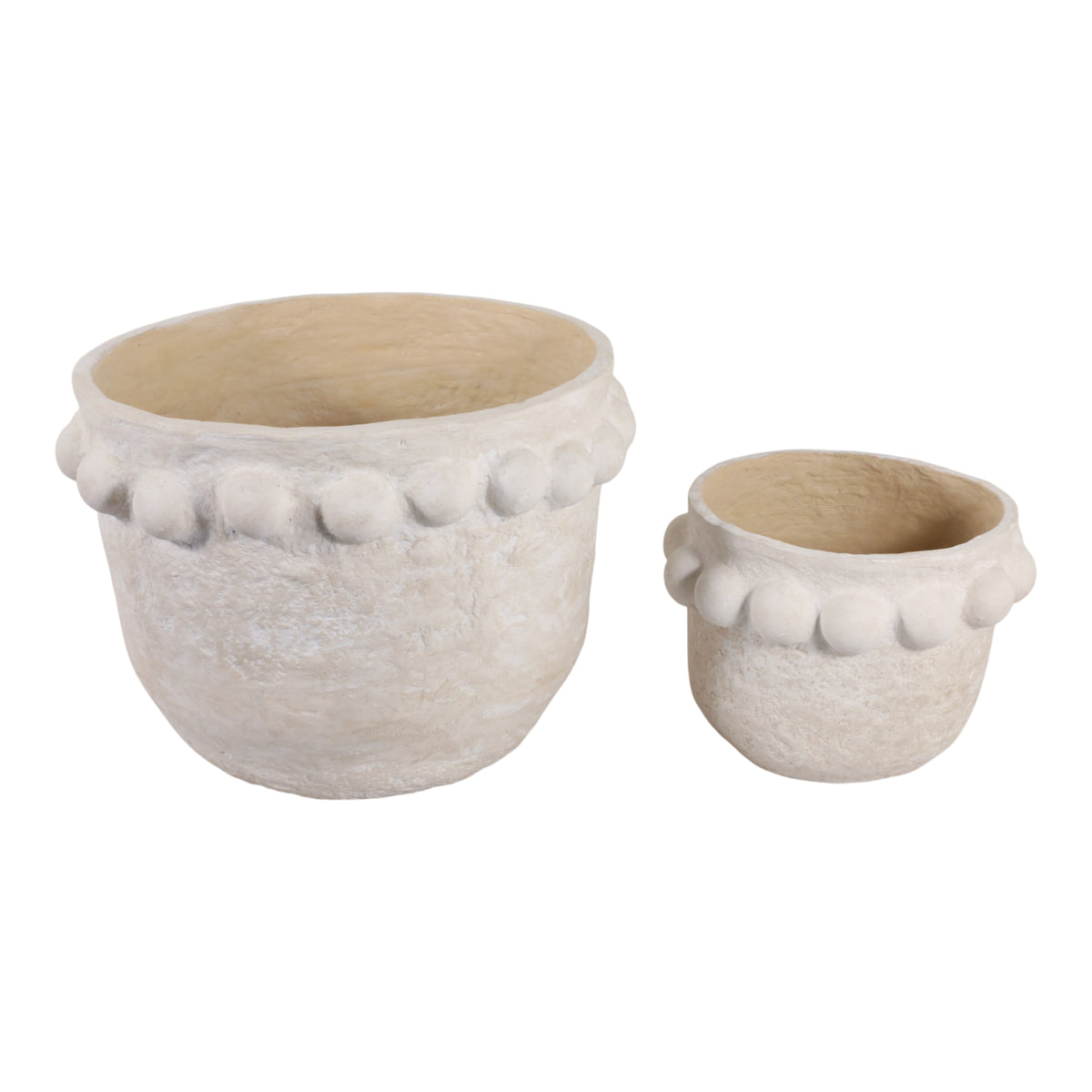 Castonburn White Planters (Set of 2)
