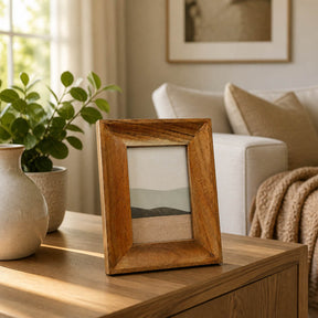Big Valley Brown Small Classic Acacia Wood Frame