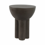 Upland Dark Gray Concrete Contemporary End Table