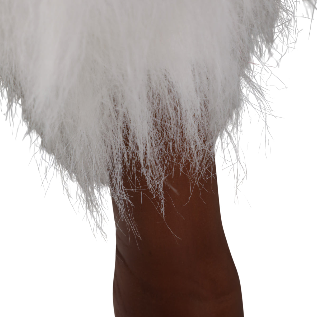 Leoland White/Brown Faux Fur Sheep