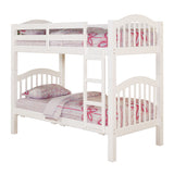 Heartland White Twin/Twin Bunk Bed