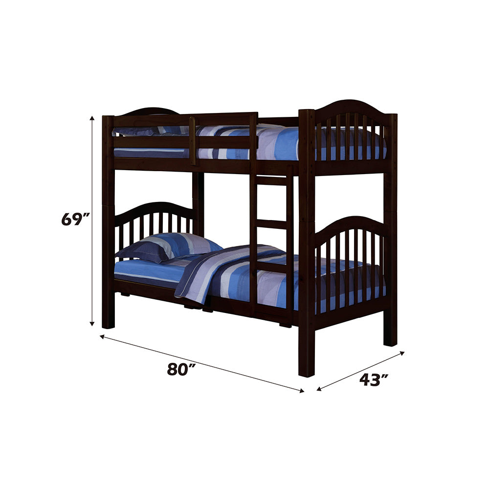 Heartland Espresso Twin/Twin Bunk Bed