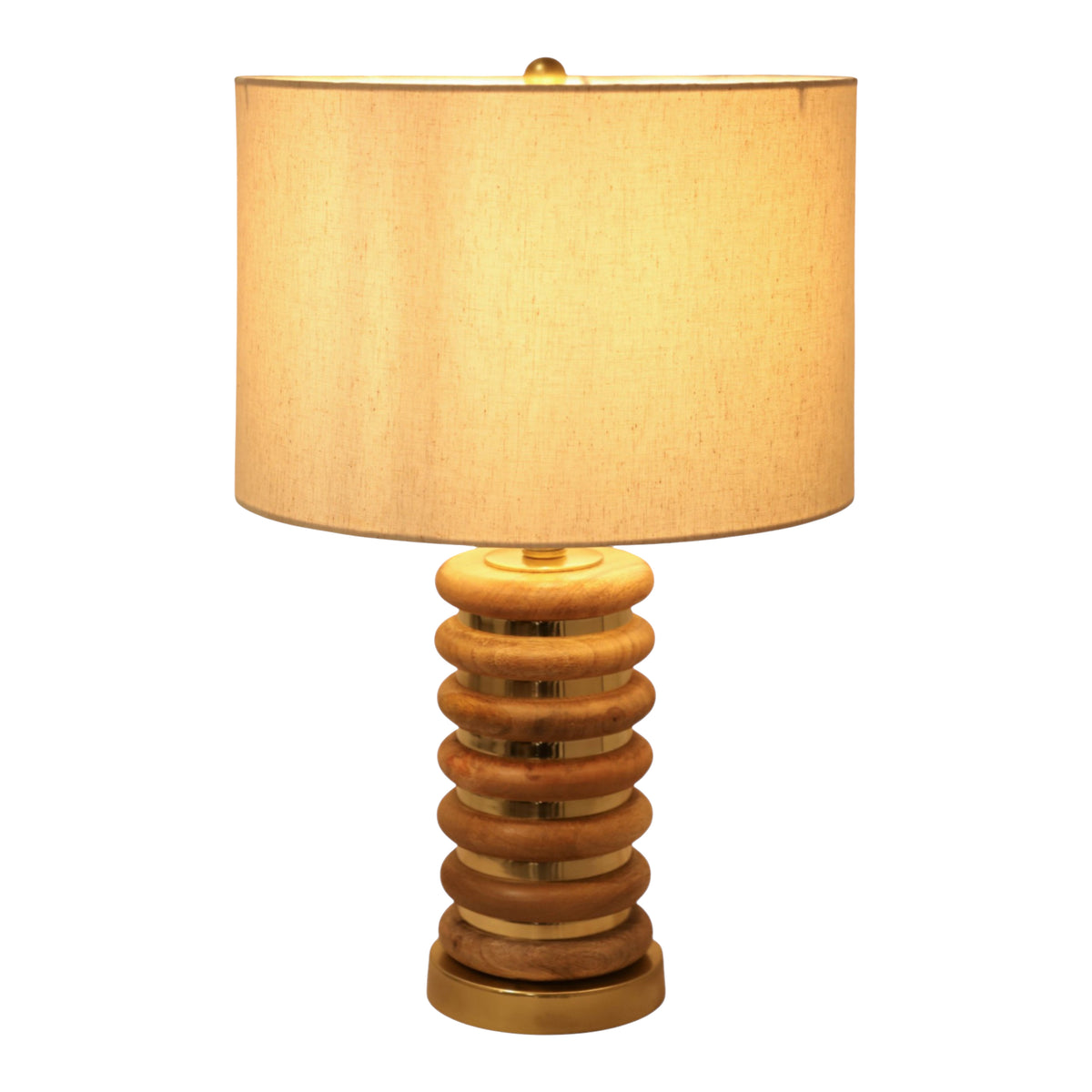 Blantonburn Brown/Gold/Ivory Lamp