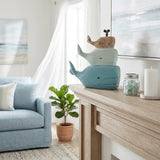 Miaview Blue/White/Tan Decor