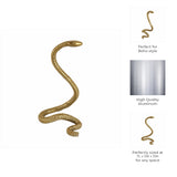 Tustin Gold Tall Snake Tabletop Decor
